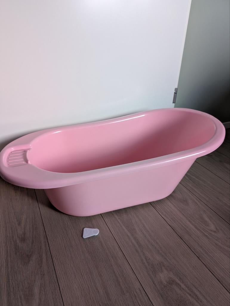 Prenatal babybad roze met nieuwe stop, Ophalen, Gebruikt, Badje, Prenatal