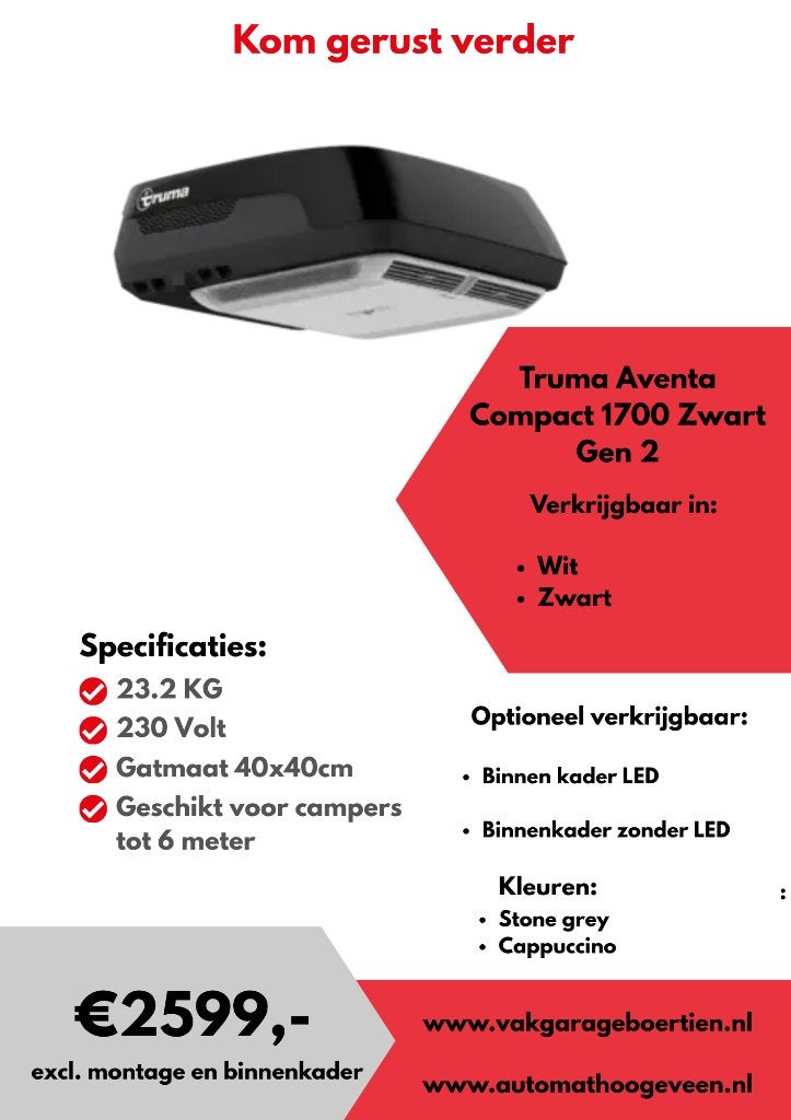 Truma Aventa Compact 1700 – Gen 2 dakairco, Caravans en Kamperen, Ophalen, Nieuw