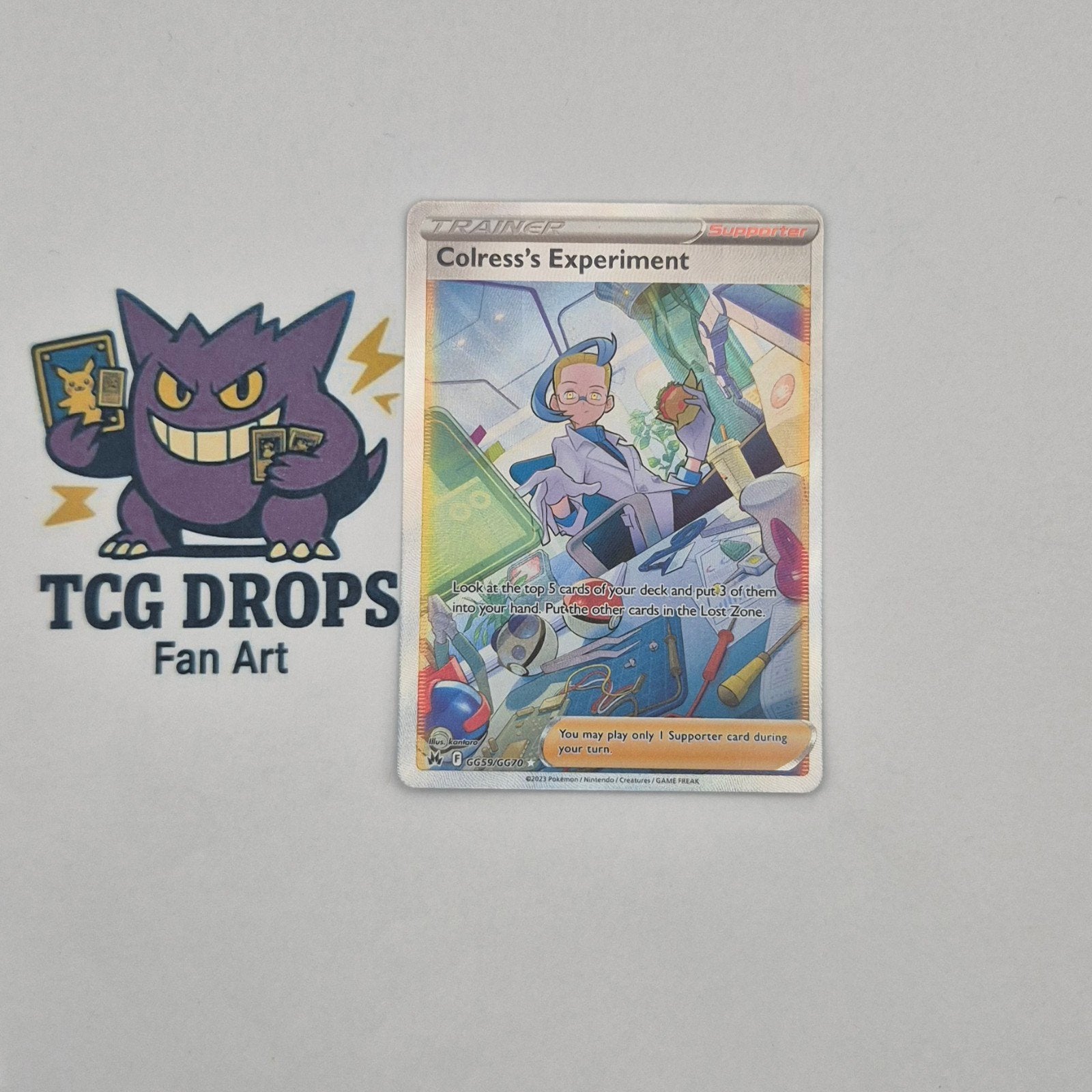 Colress's Experiment GG59/GG70 Crown Zenith, Hobby en Vrije tijd, Ophalen of Verzenden, Zo goed als nieuw, Losse kaart, Foil