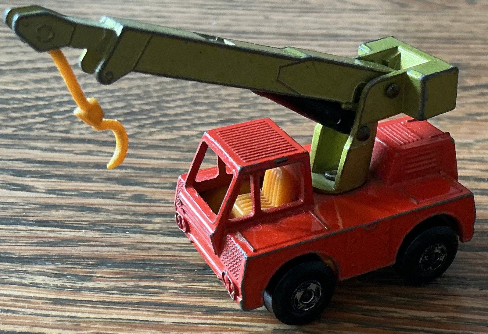 Vintage Lesney Matchbox Iron Fairy Crane Kraanwagen  1969, Ophalen of Verzenden, Gebruikt, Tractor of Landbouw