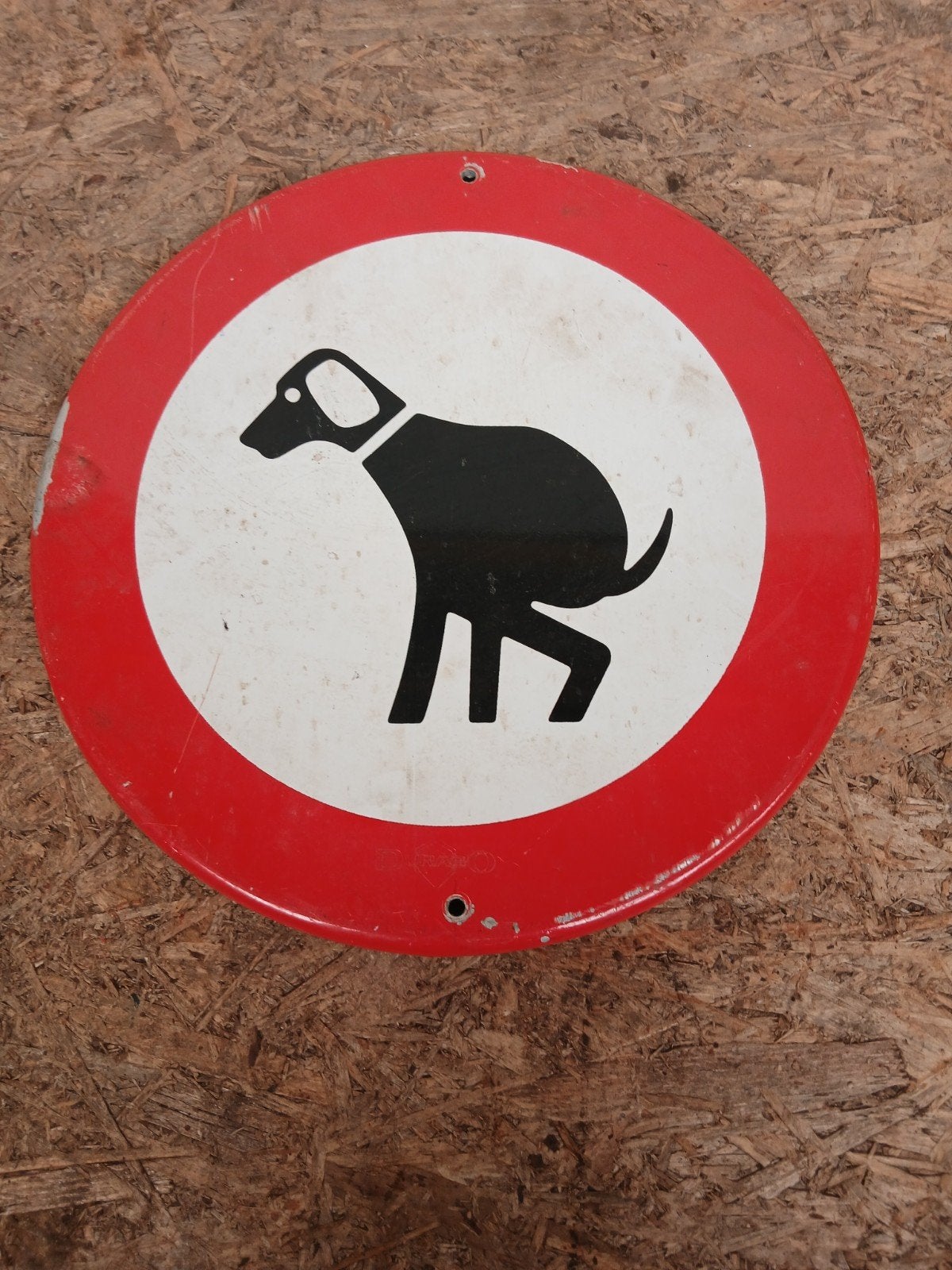 Verboden bord hondenpoep, Ophalen of Verzenden