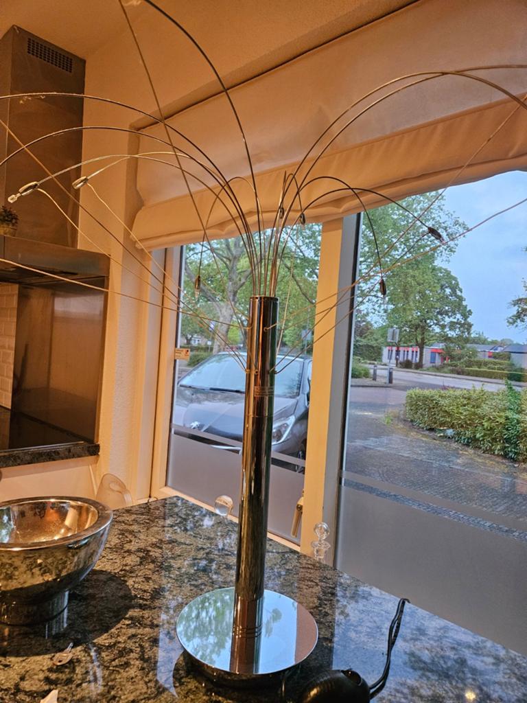 Staande design lamp, Huis en Inrichting, Lampen | Tafellampen, Ophalen of Verzenden, 75 cm of meer
