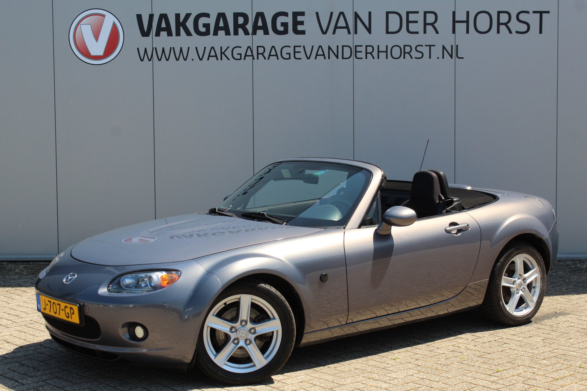 Mazda MX-5 1.8-127pk Exclusive Cabriolet. Een geweldig strak, Auto's, Mazda, Gebruikt, Zwart, 4 cilinders, Cabriolet