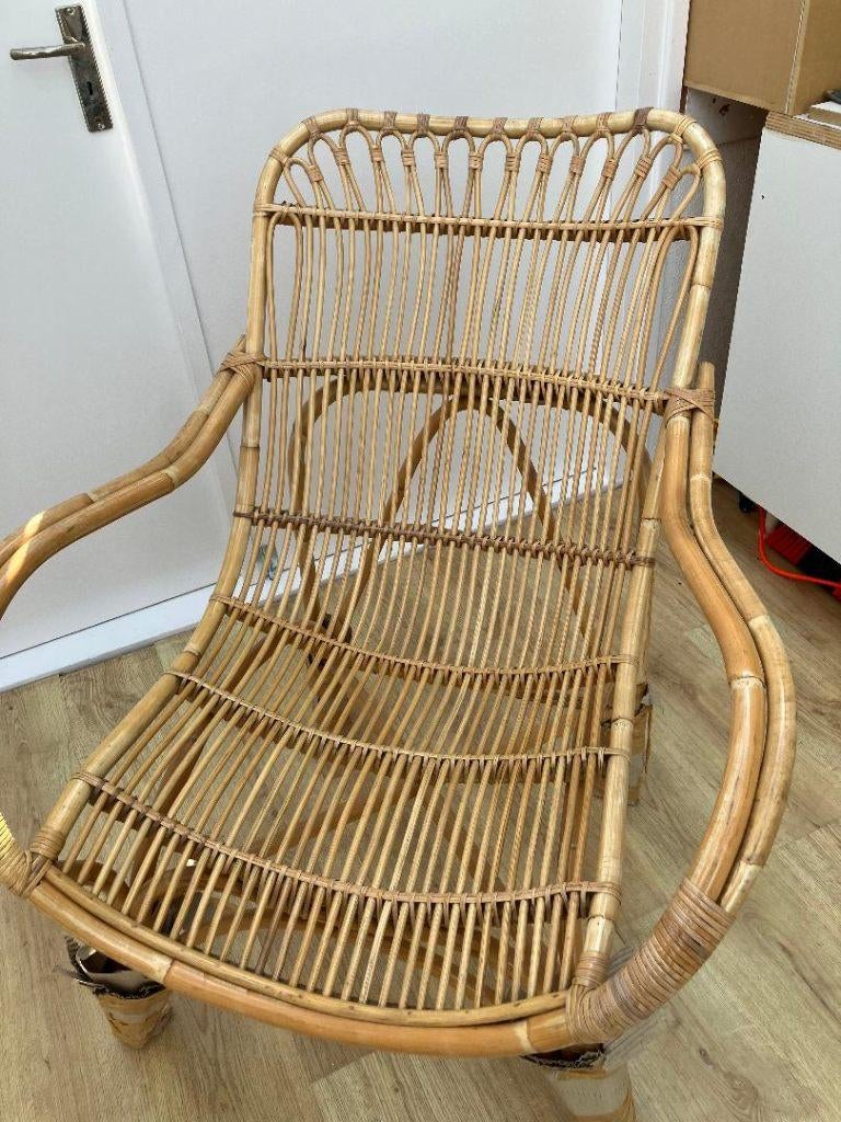 rotan stoel, Huis en Inrichting, Stoelen, Ophalen, Bruin, Nieuw, Riet of Rotan