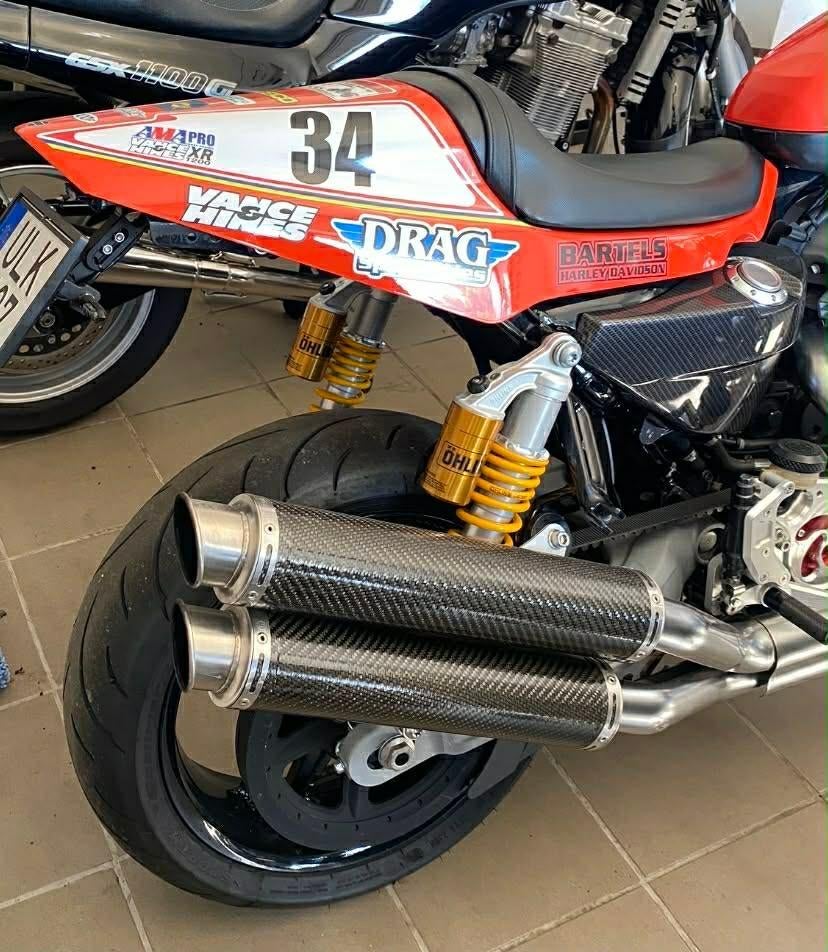 XR1200 Harley-Davidson, Sportuitlaat, 2 cilinders, Nieuw, Motorrijbewijs A
