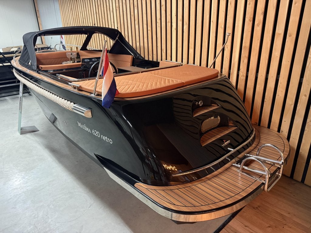 NwStaat! MAXIMA 620 RETRO DELUXE '60PK HONDA' 2023! Opties!, Tender, Gebruikt, 0 cm, 6 m