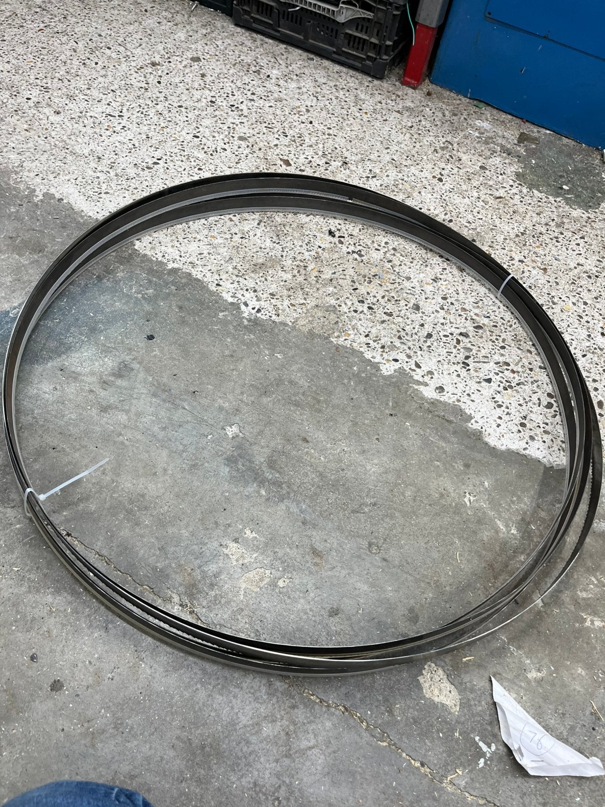 Bandzagen 4 stuks, Doe-het-zelf en Verbouw, Gereedschap | Zaagmachines, Ophalen of Verzenden, Zo goed als nieuw, 1200 watt of meer