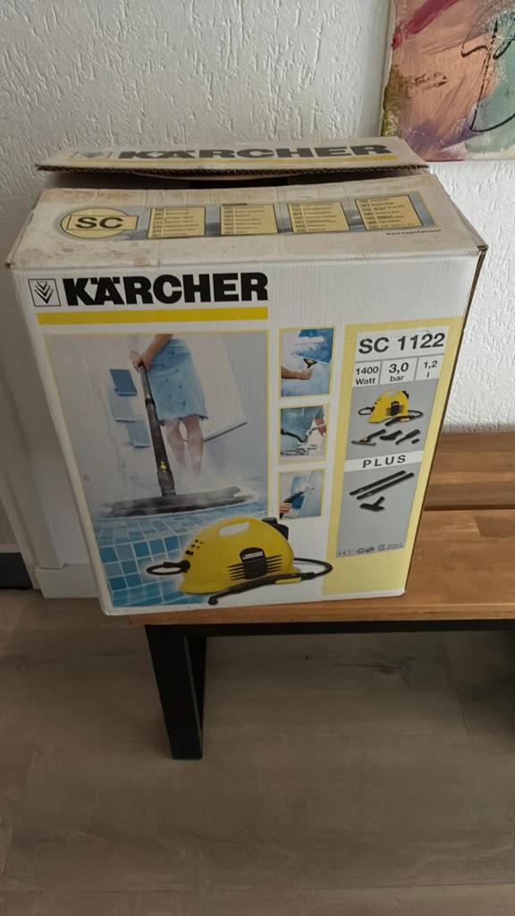 Karcher stoomreiniger SC1122 plus, Ophalen, Zo goed als nieuw, Elektrisch