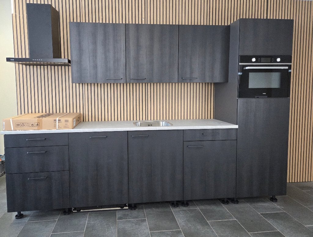 Luxe Q-Line ARTEGO Showroomkeuken INCL. apparatuur / SALE, Overige kleuren, Nieuw, Enkelwandige keuken, Kunststof