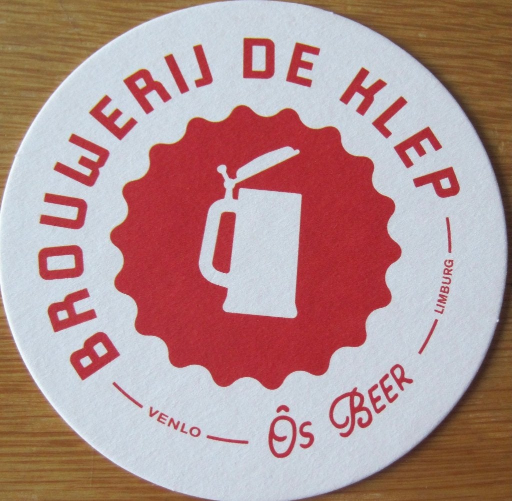 bierviltje van Brouwerij de Klep in Venlo, Verzamelen, Biermerken, Ophalen of Verzenden, Zo goed als nieuw, Viltje(s), Overige merken