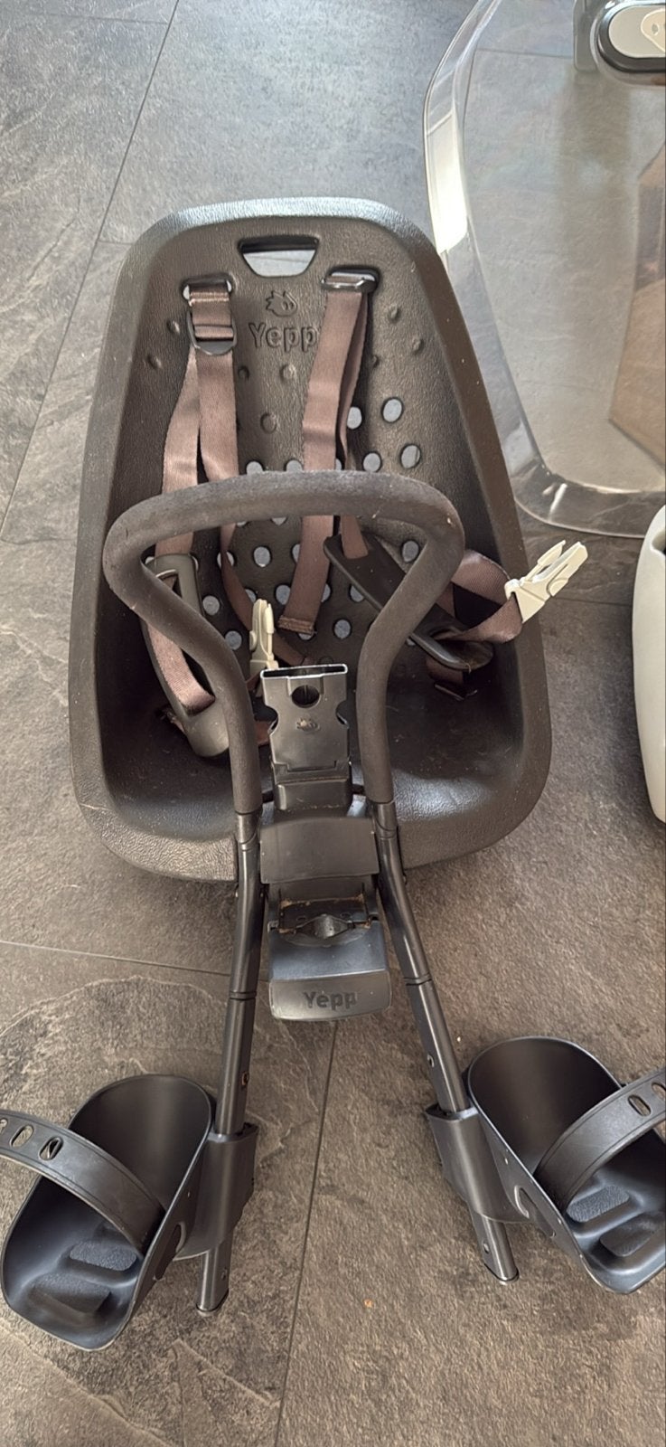 Yepp Fietsstoeltje Voorzitje met Windscherm en Nijntje, Ophalen, Voorzitje, 0 t/m 13 kg, Gebruikt