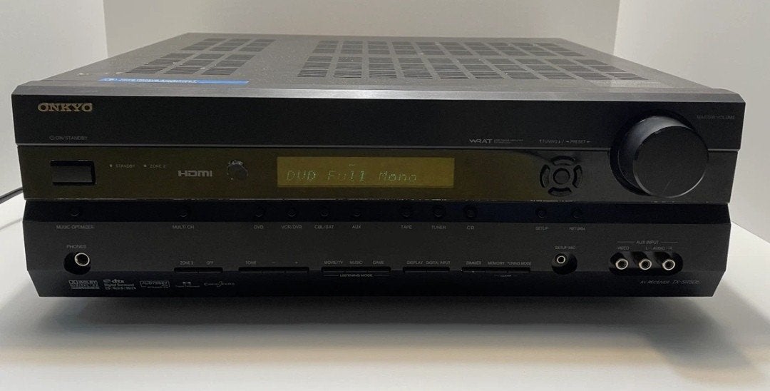 Onkyo TX-SR506 versterker, Ophalen of Verzenden, Gebruikt, 120 watt of meer, Onkyo