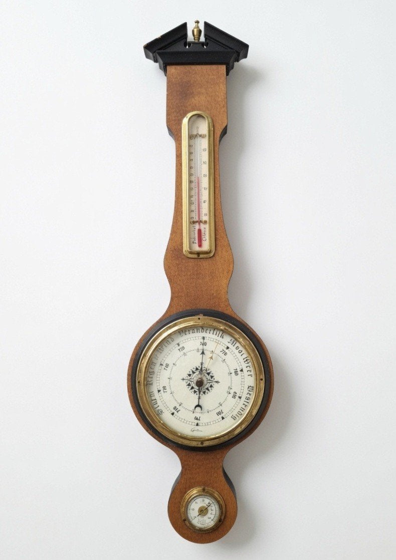 Vintage Weerstation, Ophalen of Verzenden, Gebruikt