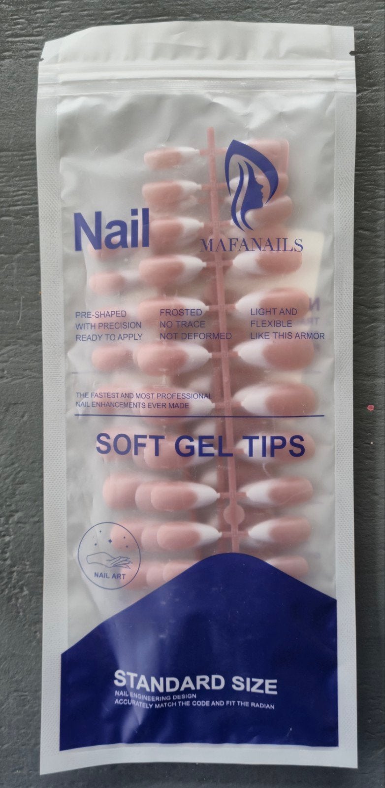 set nep nagels nieuw french manicure4,50, Ophalen of Verzenden, Nieuw, Overige typen