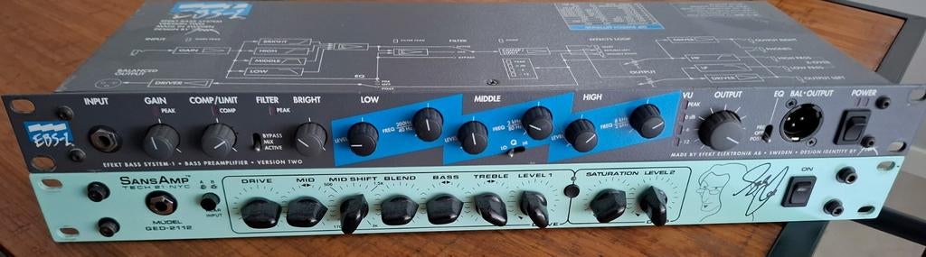 EBS-1 Baspreamp, Muziek en Instrumenten, Versterkers | Bas en Gitaar, Ophalen of Verzenden, Minder dan 50 watt