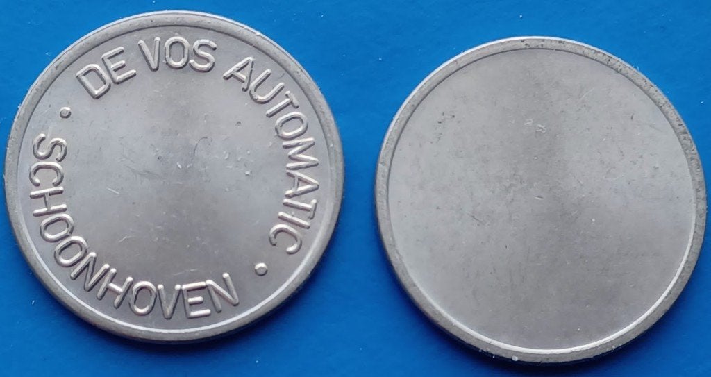 Penning De Vos Automatic Schoonhoven, Postzegels en Munten, Penningen en Medailles, Verzenden, Overige materialen, Nederland