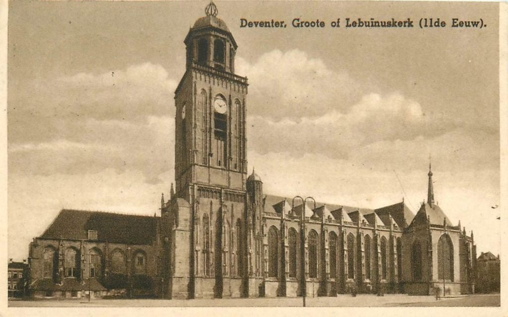 702-070-025 Deventer Groote Kerk, Verzamelen, Ansichtkaarten | Nederland, Verzenden, Voor 1920, Overijssel
