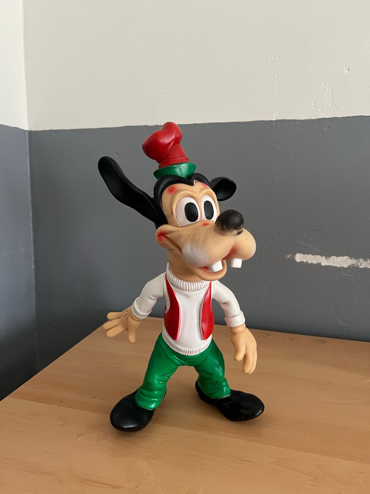 Walt Disney Goofy Vintage Ledra, heel goed,verzamel object, Ophalen of Verzenden, Goofy of Pluto, Zo goed als nieuw, Overige typen