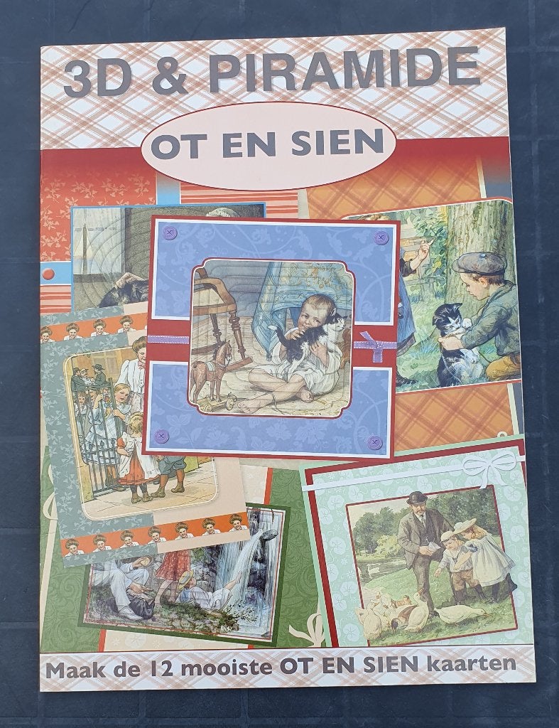 3D en piramide OT EN SIEN kaarten maken, Hobby en Vrije tijd, Ophalen, Zo goed als nieuw, Overige thema's, Knipvel