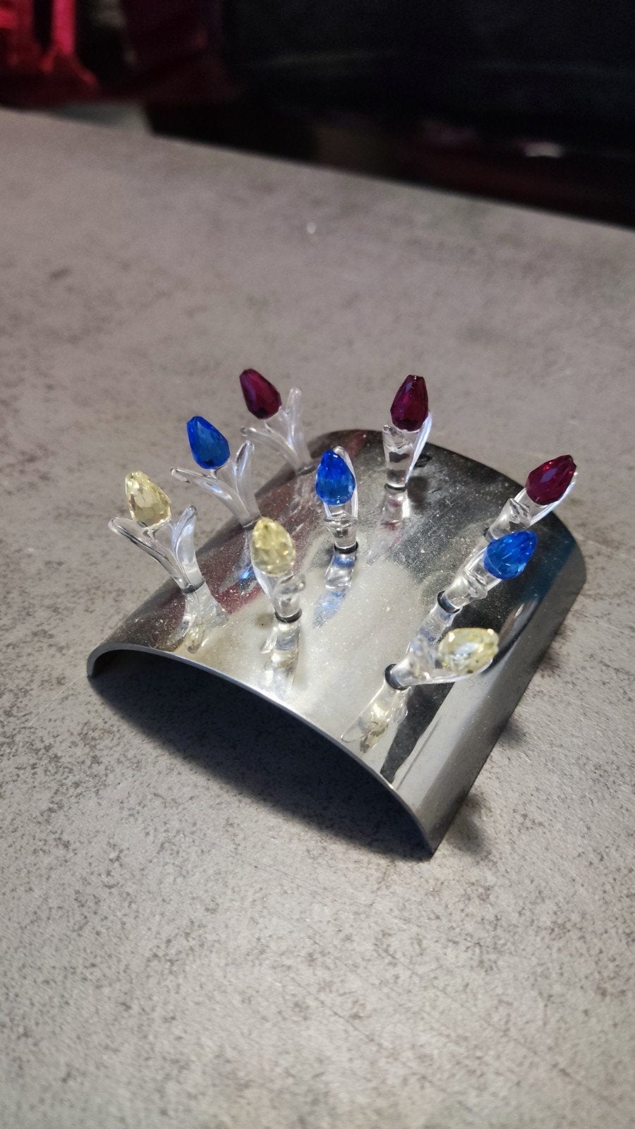 Swarovski Tulpen - Kleurrijke Kristallen Decoratie, Ophalen, Zo goed als nieuw, Figuurtje