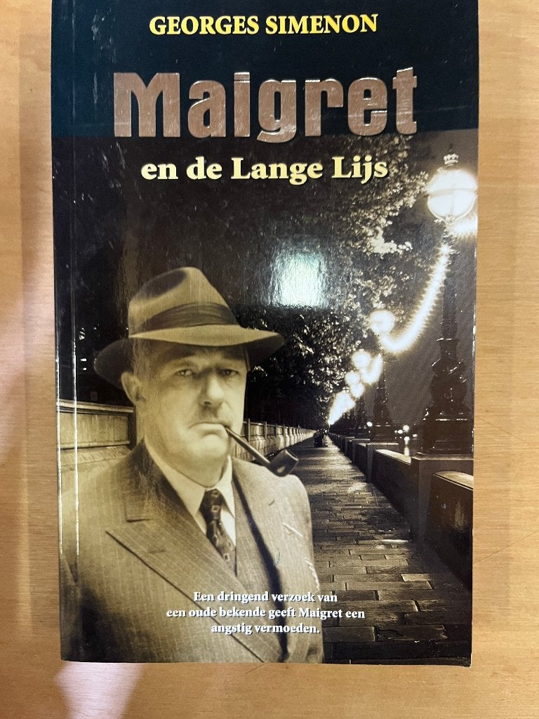 Boek:	Maigret en de lange Lijs, Georges Simenon, Boeken, Ophalen of Verzenden, Gelezen, Georges Simenon