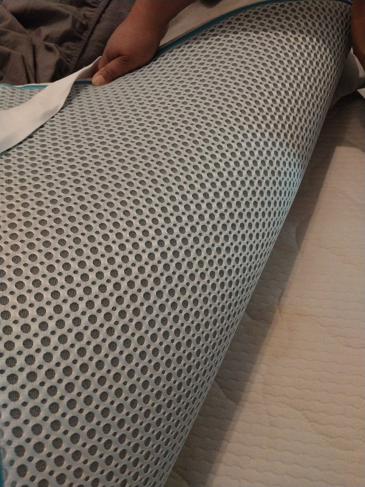 Te koop topper, Ophalen, Zo goed als nieuw, Tweepersoons, 160 cm