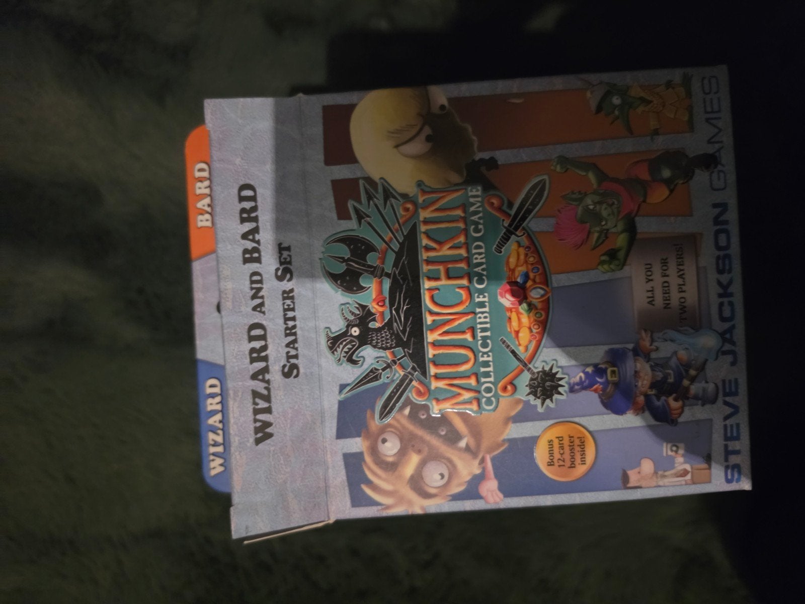 Munchkin Collectible Card Game: Wizard and Bard Starter Set, Een of twee spelers, Ophalen of Verzenden, Zo goed als nieuw, Steve Jackson Games