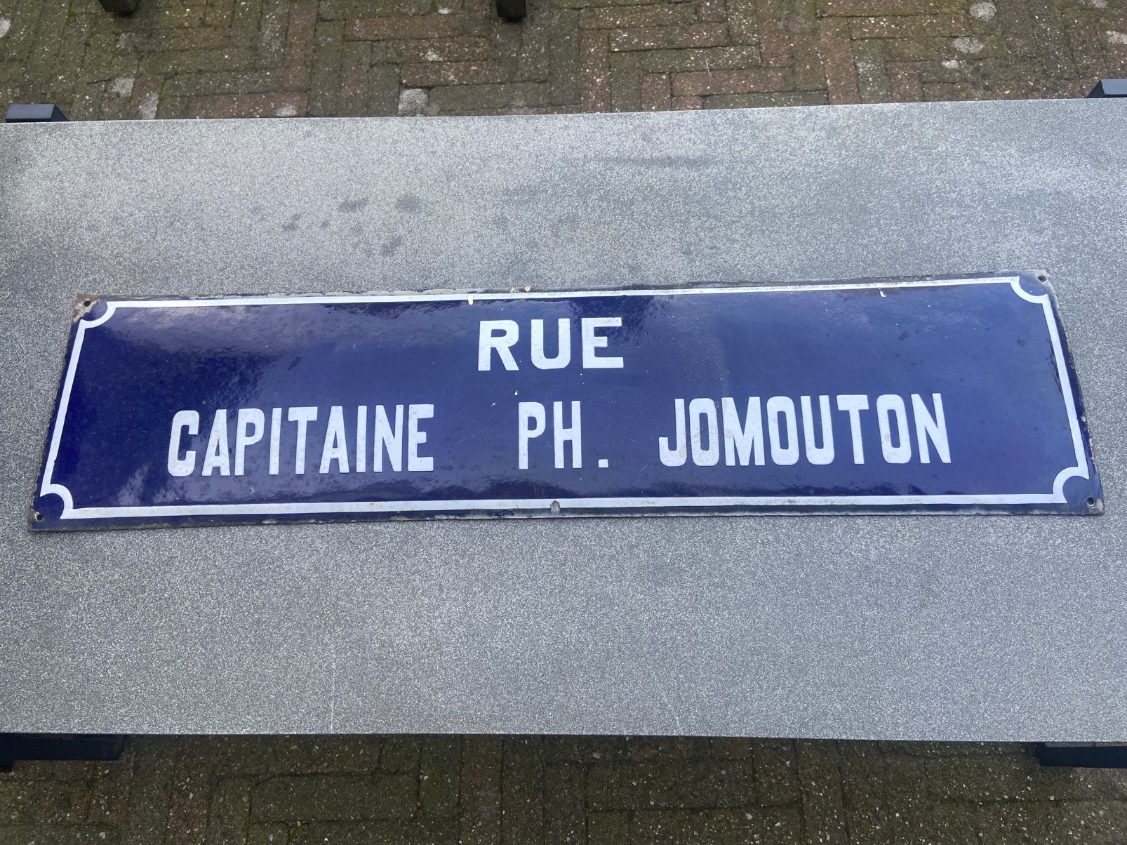 Emaille straatnaambord 3, Antiek en Kunst, Ophalen