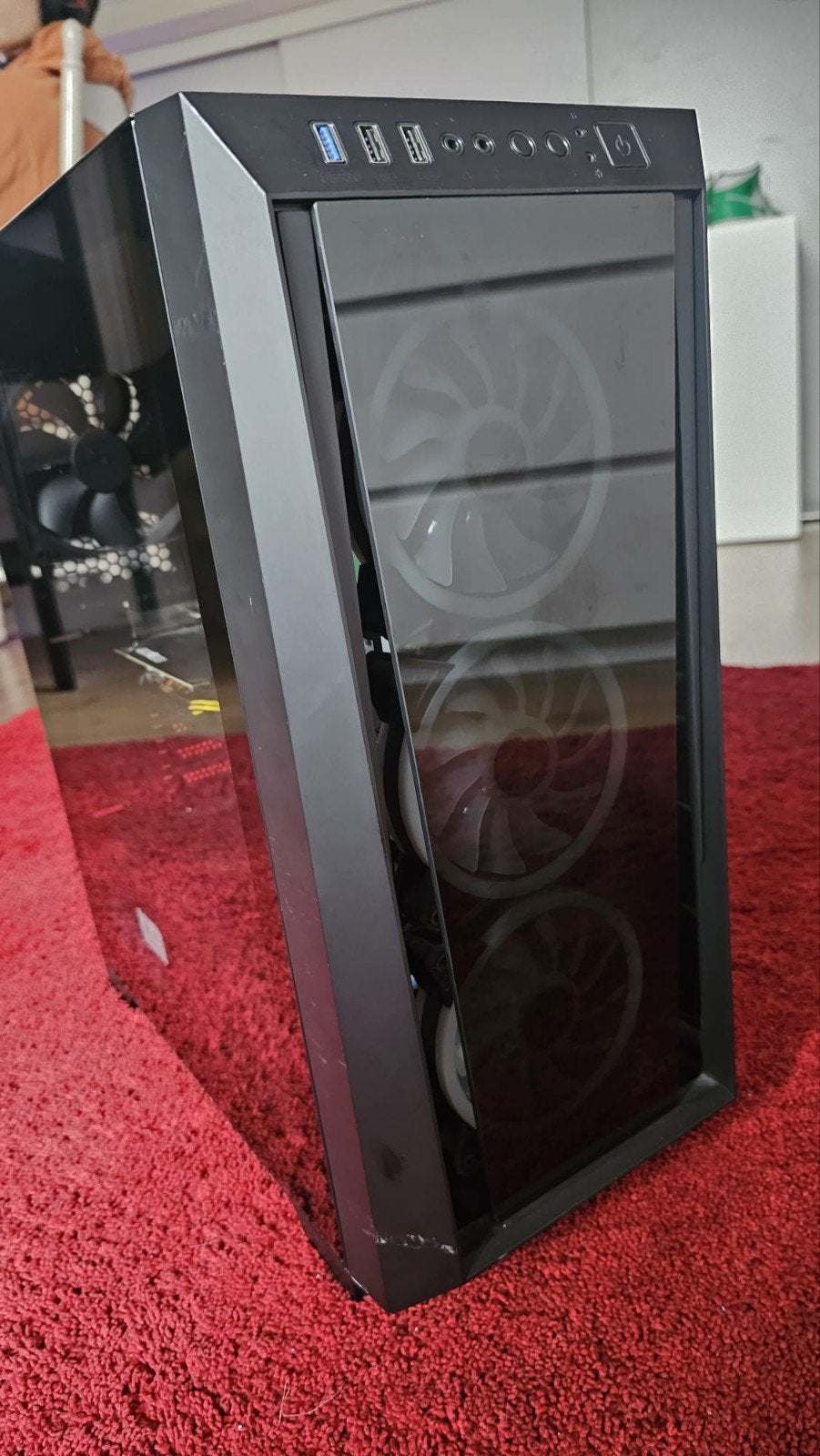 Gaming PC met AMD Ryzen processor en Gigabyte videokaart, Computers en Software, Ophalen, Gebruikt, 960 GB SSD, Custom Build