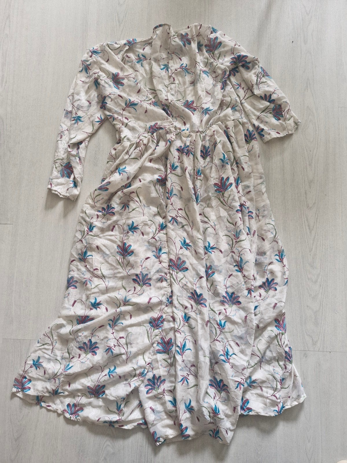 Kimono, Ophalen of Verzenden, Gedragen, Maat 38/40 (M), Wit