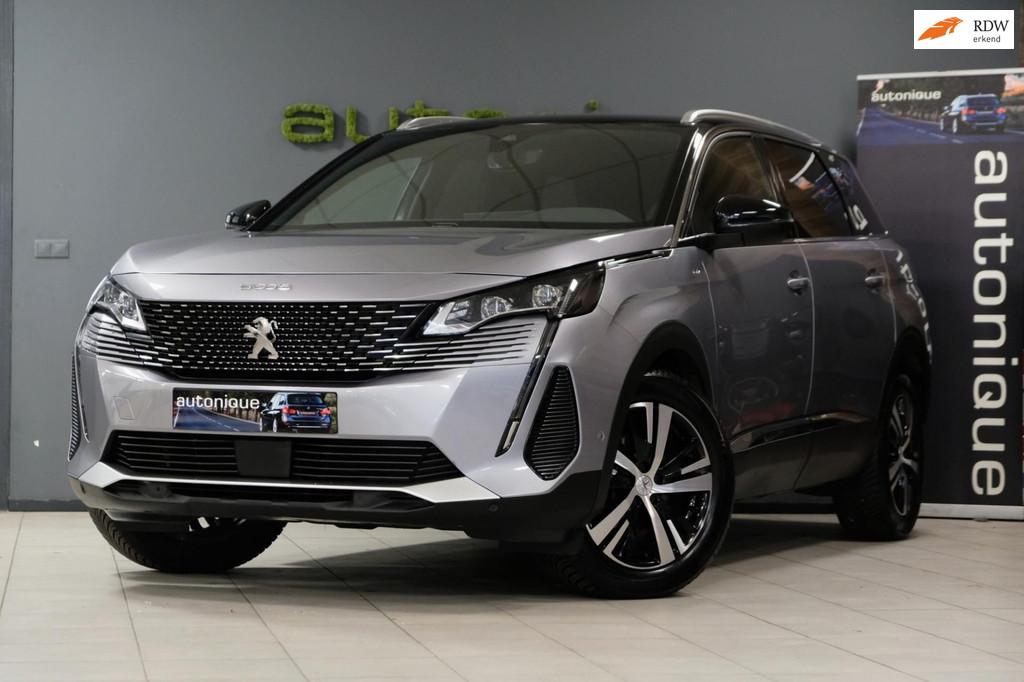 Peugeot 5008 1.2 PureTech GT 63dkm |NW DISTRIBUTIE voor Afl., 15 km/l, Gebruikt, Zwart, 1199 cc