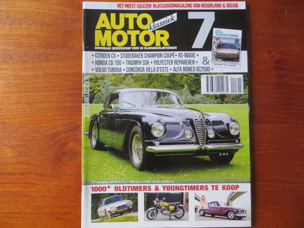 Auto Motor Klassiek 7 2015 CX, Volvo Tundra, 6C 2500, CB 750, Ophalen of Verzenden, Nieuw, Volvo