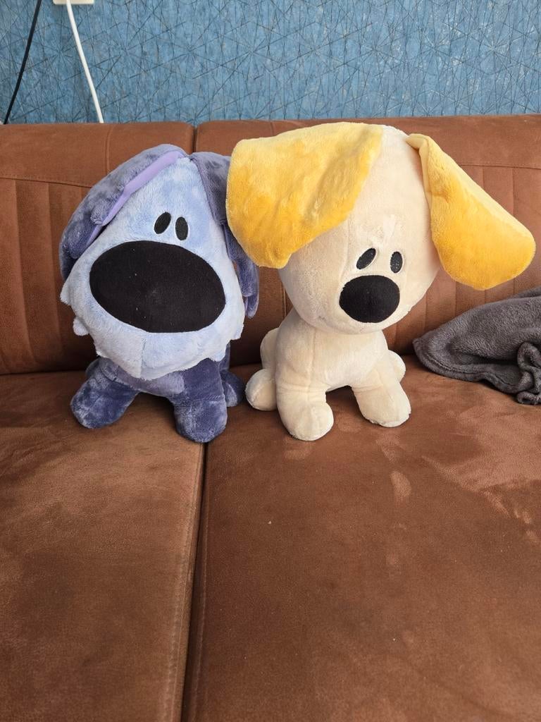 Woezel en Pip knuffels, Kinderen en Baby's, Speelgoed | Knuffels en Pluche, Overige merken, Overige karakters, Blauw, Zo goed als nieuw