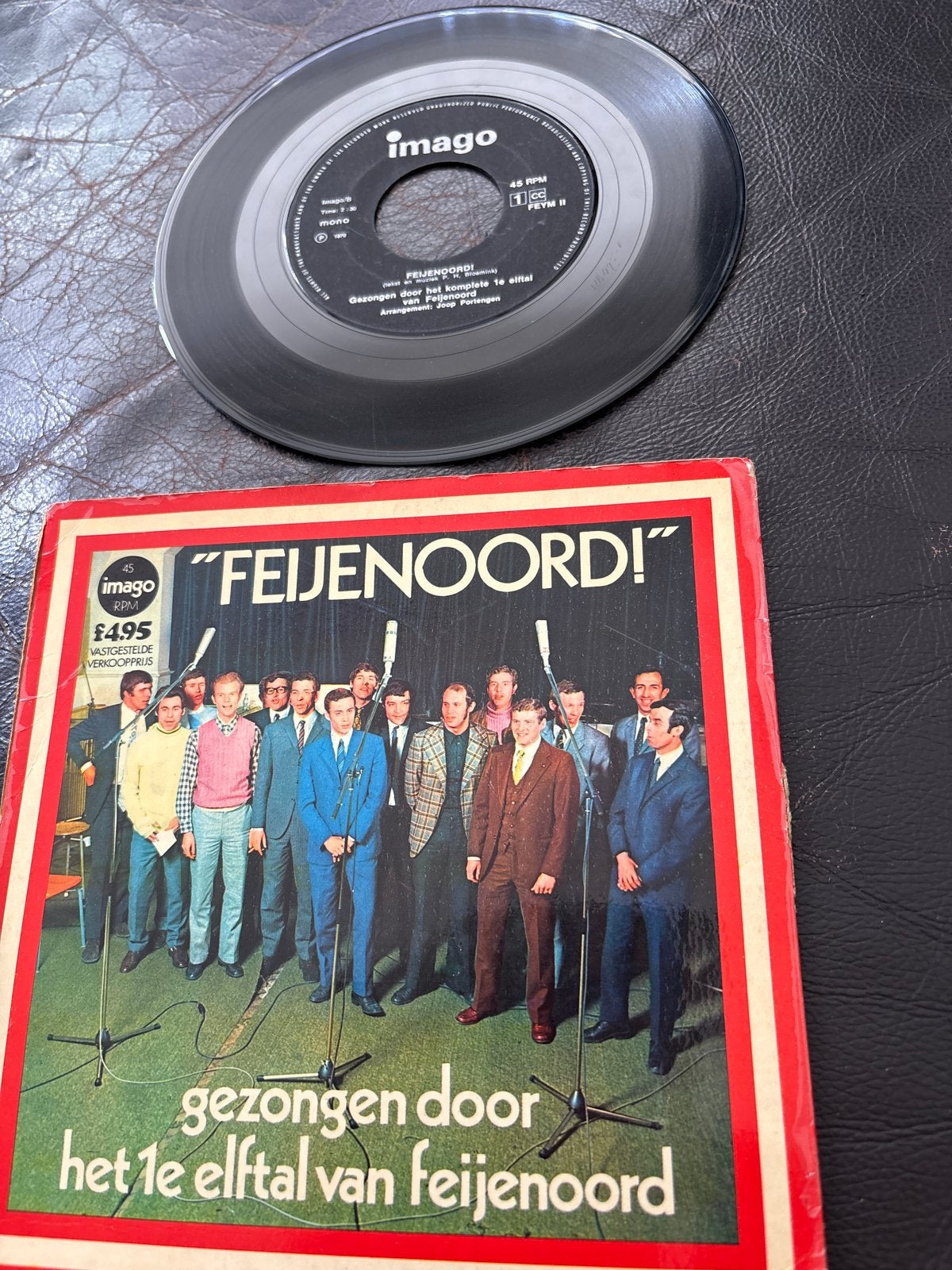 Feijenoord! - Het 1e elftal van Feijenoord (Vinyl Single), Cd's en Dvd's, Vinyl Singles, Gebruikt, 7 inch, Ophalen of Verzenden