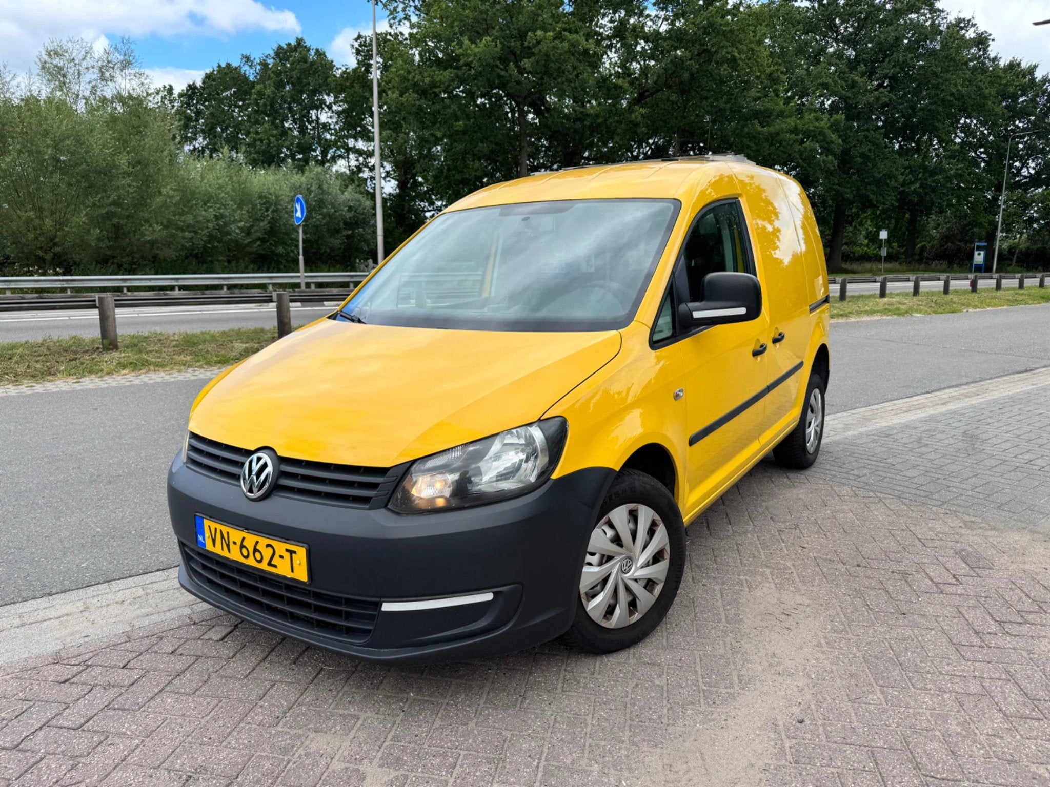 Volkswagen Caddy 1.6 TDI EX ANWB (bj 2015), Auto's, Euro 5, Gebruikt, 4 cilinders, Volkswagen