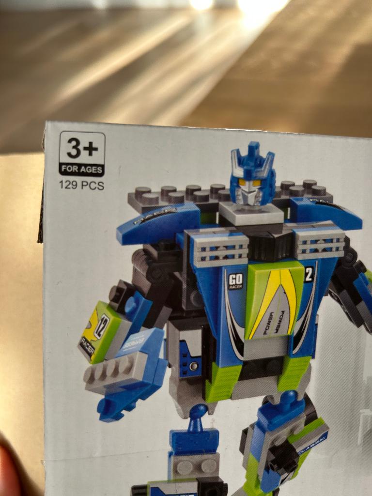 Creative Bricks auto en robot legoblokjes, Kinderen en Baby's, Ophalen of Verzenden, Zo goed als nieuw, Overige merken