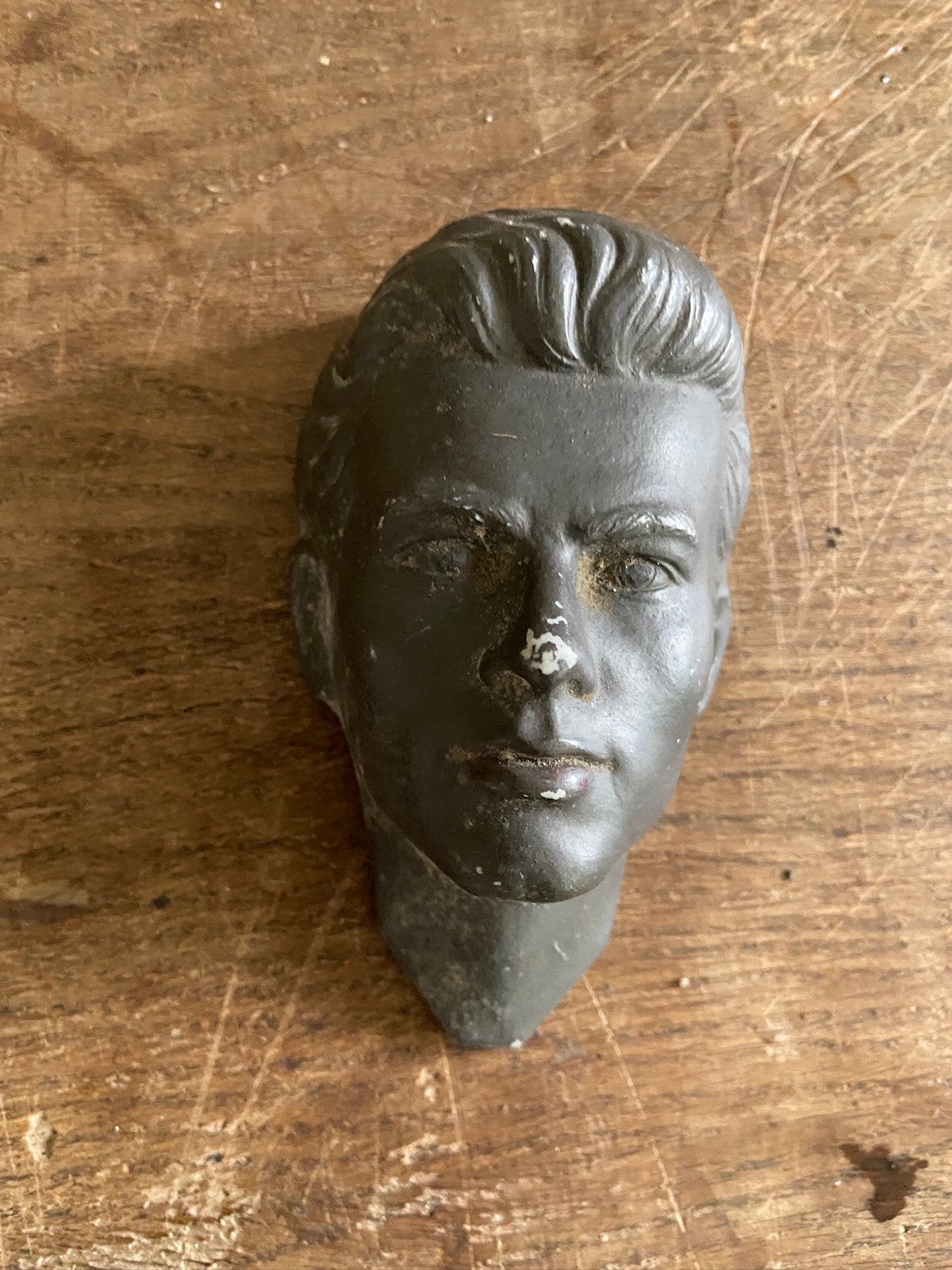 borstbeeld mannenkop beeldje Horst Werner Buchholz, Antiek en Kunst, Ophalen of Verzenden