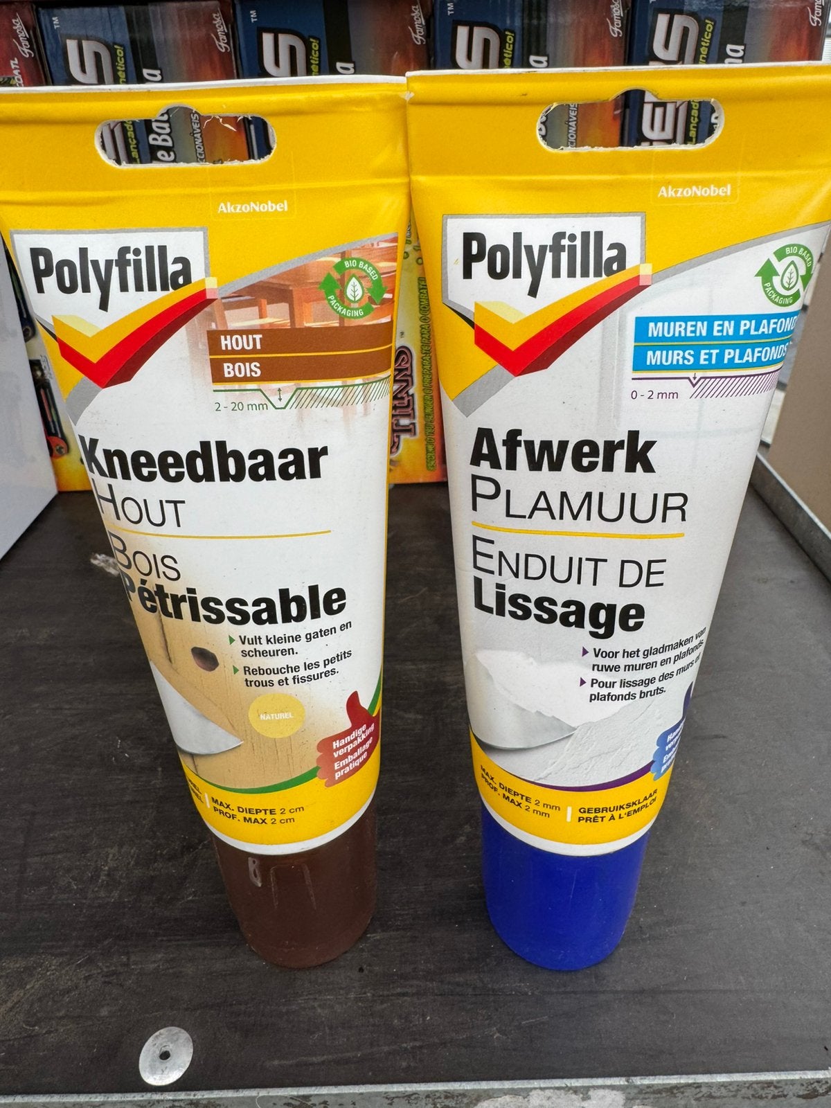 Partijhandel 40 x plamuur en kneedbaar voor hout, Ophalen of Verzenden, Nieuw, Wit