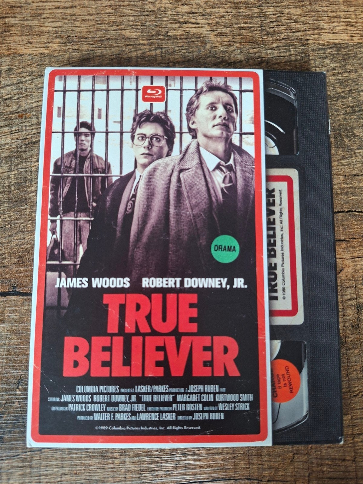 True Believer Blu-ray - James Woods, Robert Downey Jr., Cd's en Dvd's, Engels, Actiethriller, Engels, Ophalen of Verzenden