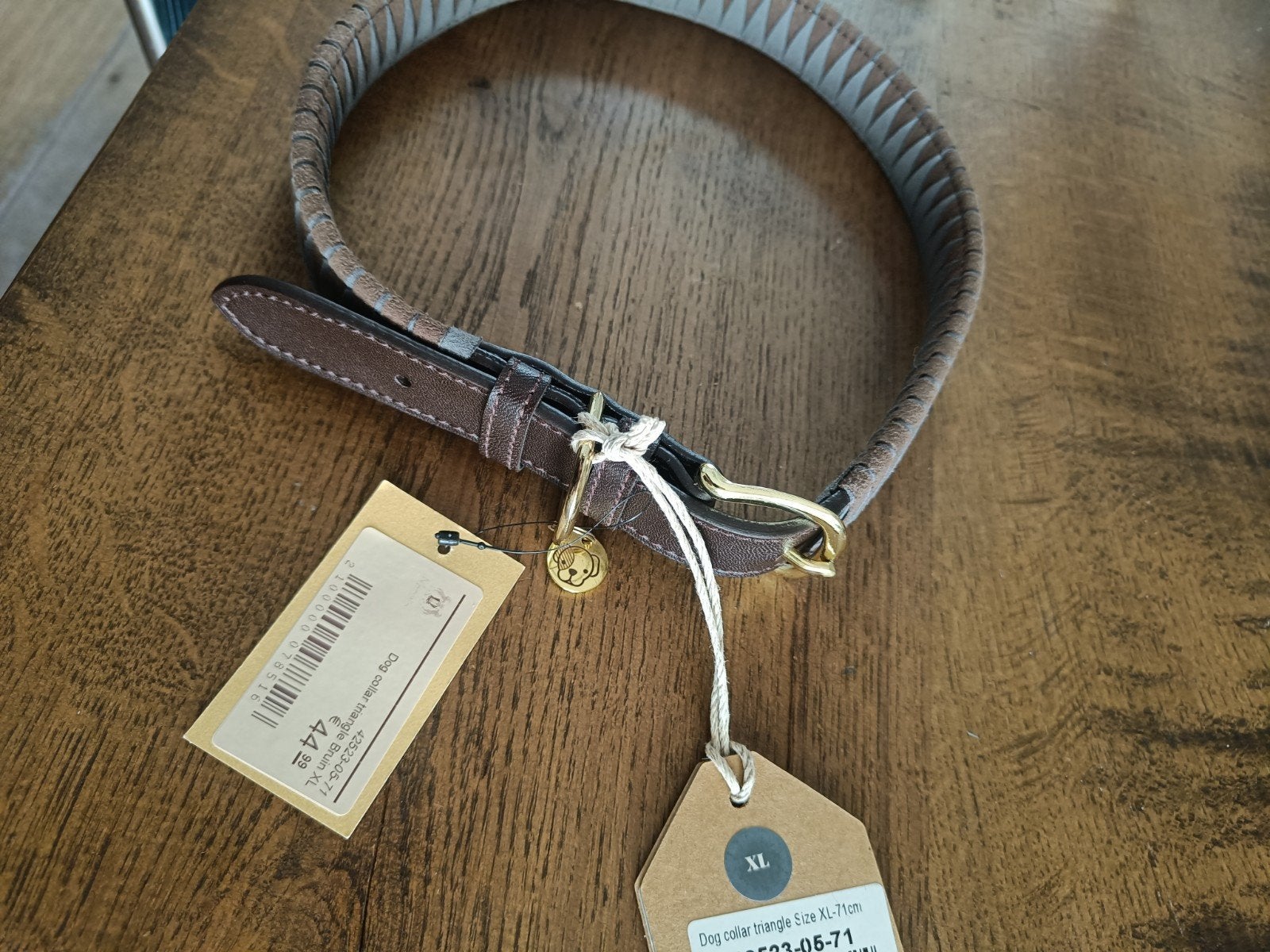 Kentucky suede halsband XL hond, Ophalen of Verzenden, Nieuw