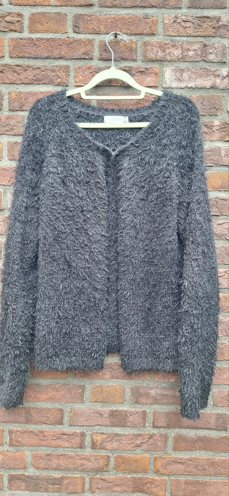 Heerlijk Fluffy Zwart Vest - True Spirit - Maat XL, Zwart, Maat 46/48 (XL) of groter, Ophalen of Verzenden, True spirit