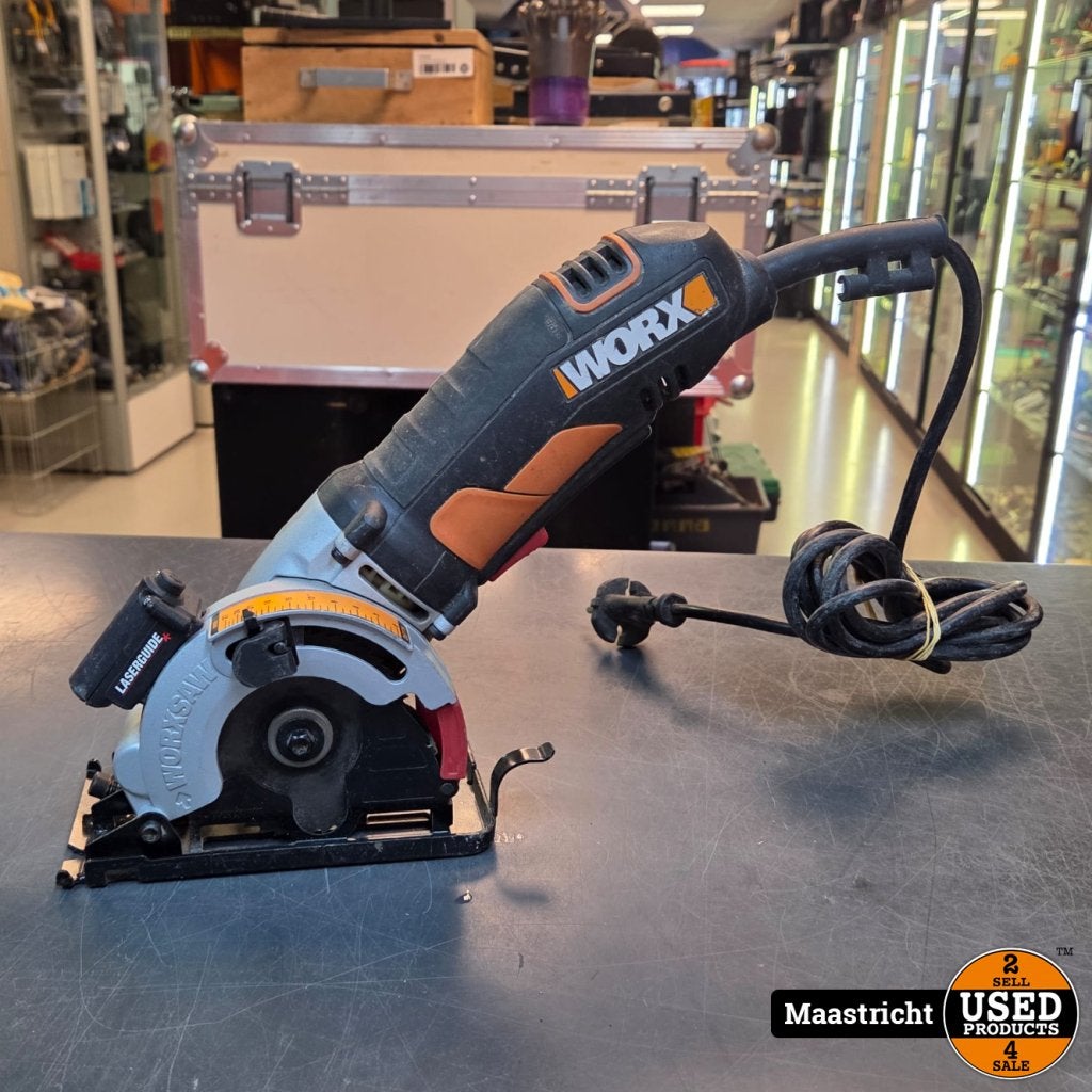 Worx WX426 handcirkelzaag 400W | nwpr 187 euro, Worx, Gebruikt, Support@worx.com, 14675 128th Ave NE, Suite 120
Woodinville, WA 98072
USA
