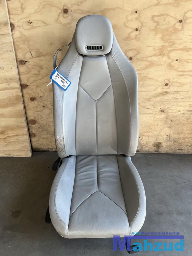 MERCEDES SLK R171 Wit leer stoel passagiers stoel rechts 200, Auto-onderdelen, Interieur en Bekleding, Gebruikt, Mercedes-Benz AG