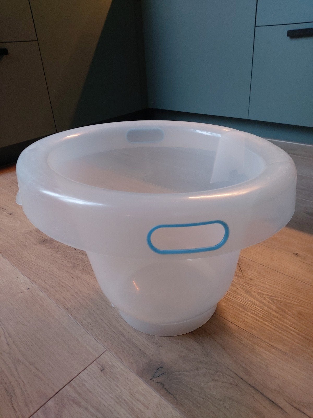 Tummy Tub transparant - babybadje, Ophalen, Zo goed als nieuw, Tummy Tub