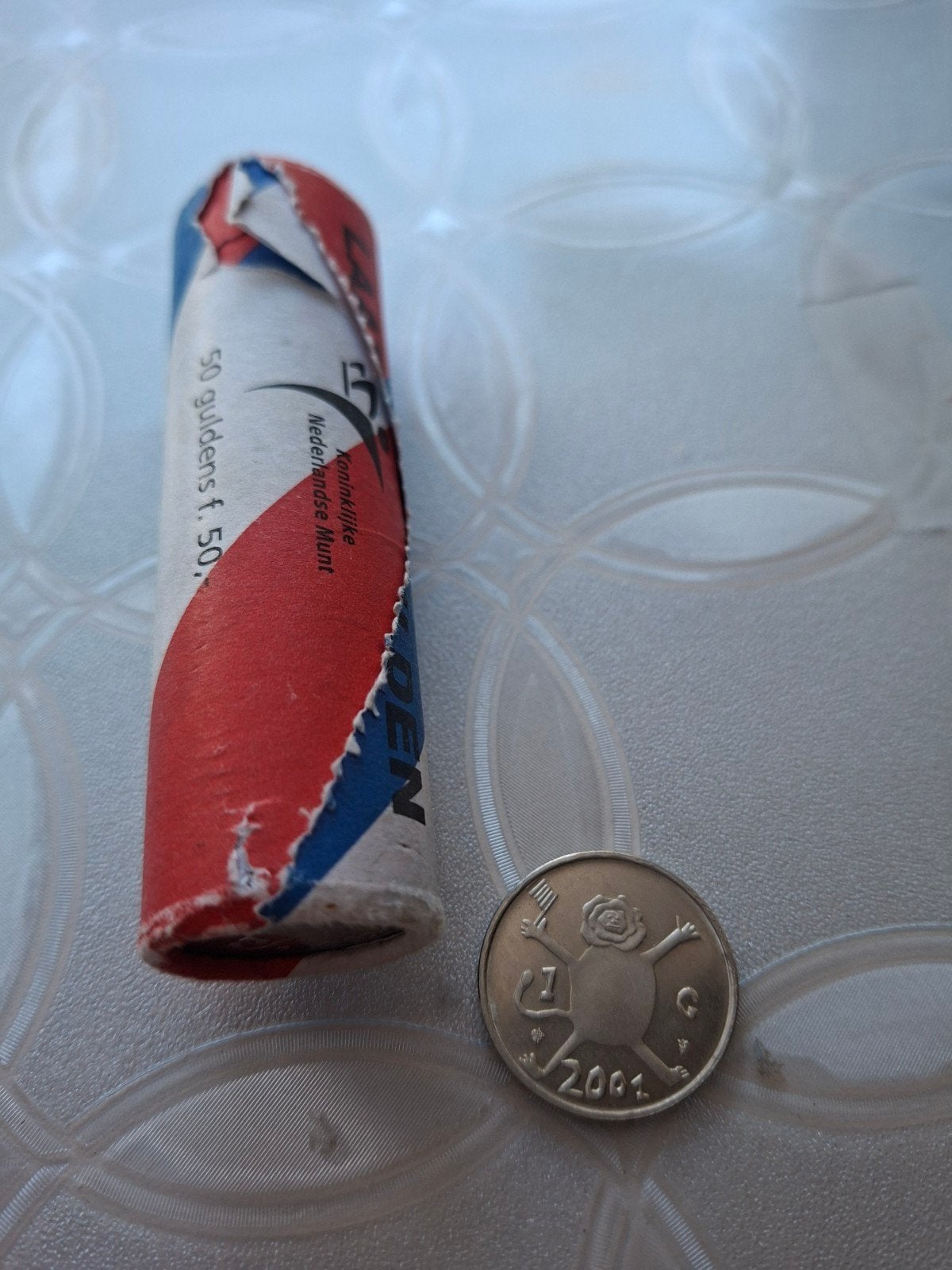 Rol van 50 gulden munten, Koninklijke Nederlandse Munt, Postzegels en Munten, Ophalen of Verzenden, Koningin Beatrix, 50 gulden