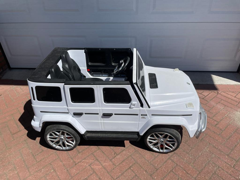 Mercedes G klasse kinderauto, Ophalen of Verzenden, Zo goed als nieuw