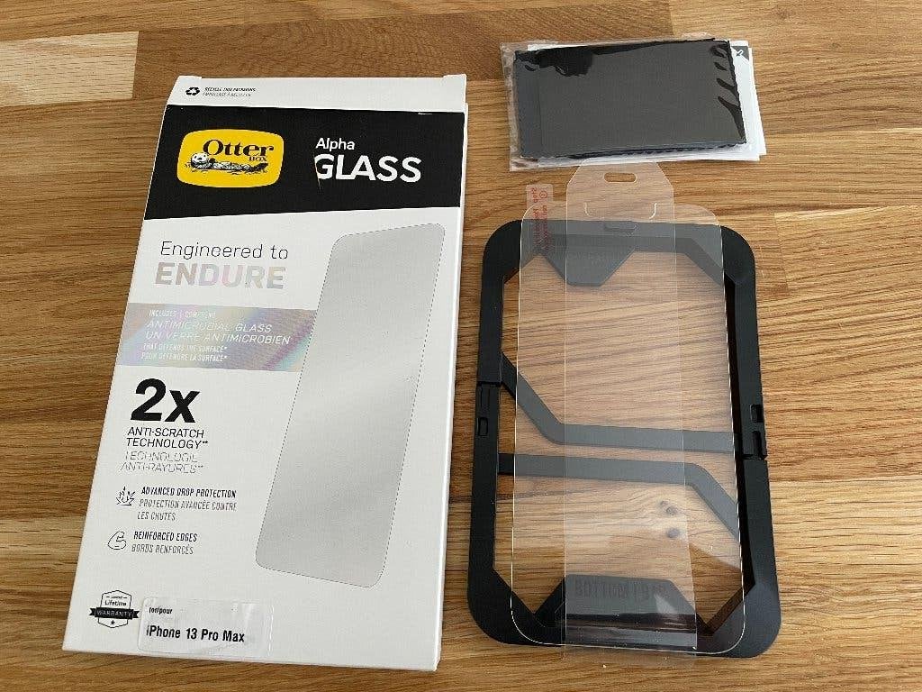 Screen protector Iphone 13 Pro Max, Otter box Alpha glass,1x, Nieuw, Transparant, Ophalen of Verzenden, IPhone 13 Pro Max