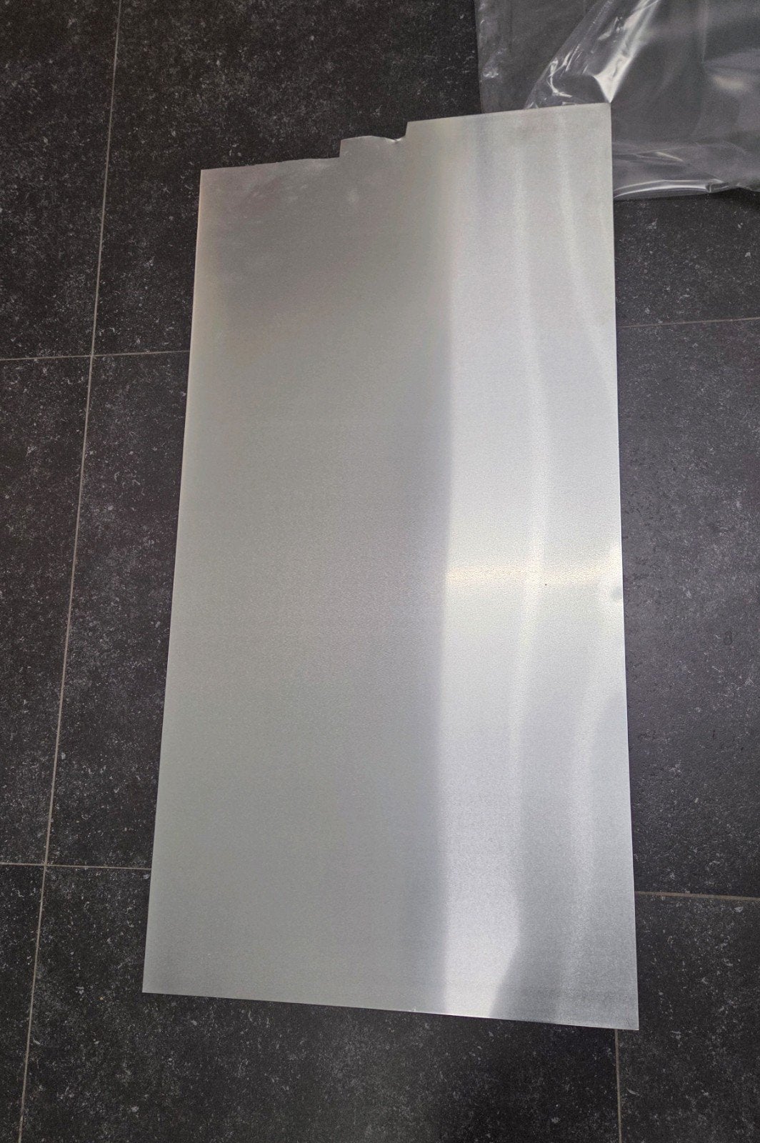 Gladde aluminium plaat 1mm, ca. 960x500mm, Doe-het-zelf en Verbouw, Platen en Panelen, Ophalen of Verzenden, Zo goed als nieuw