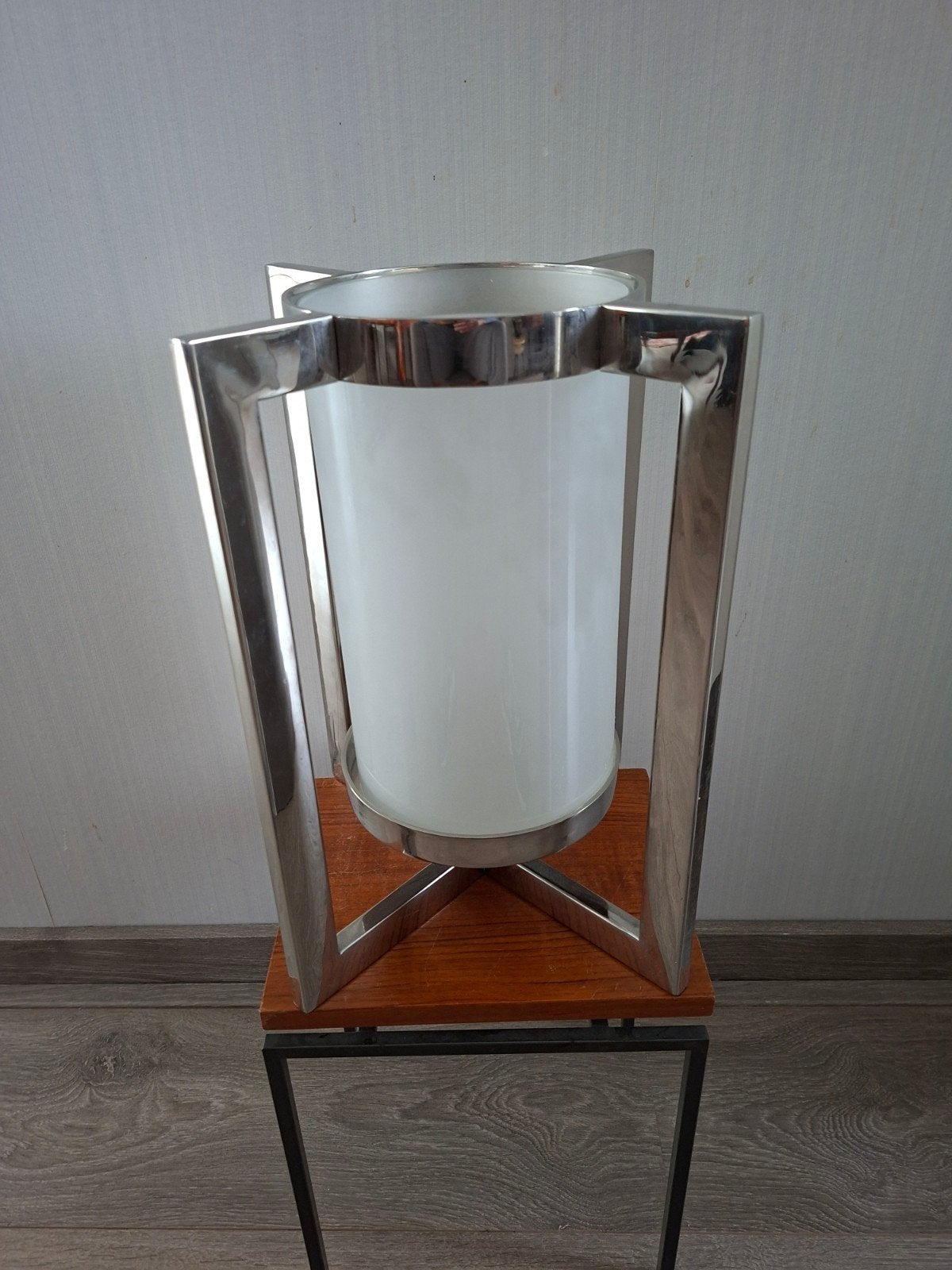 Art deco stijl windlicht stormlamp, Ophalen of Verzenden
