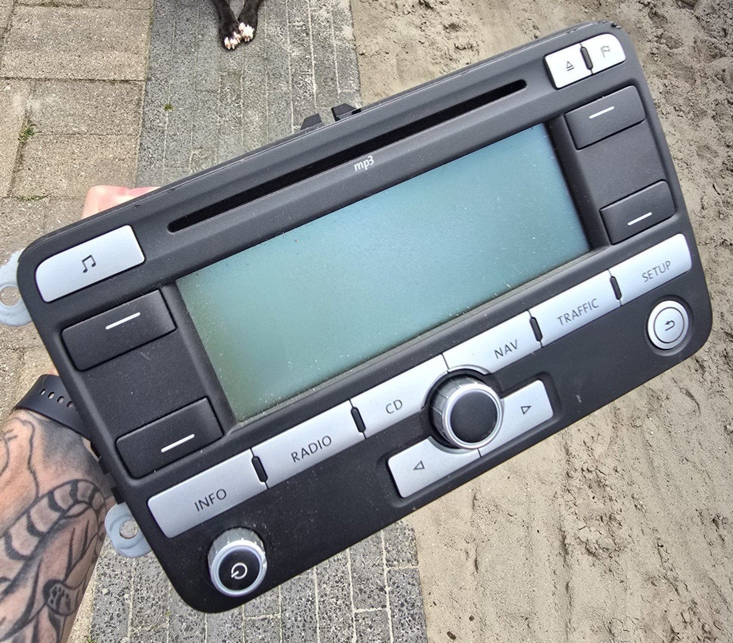 Volkswagen RCD 310 MP3 Radio CD-speler, Ophalen, Gebruikt